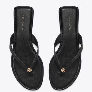 NWOB Tory Burch Classic Flip-Flop, size 6 Perfect Black